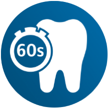 60 second in-mouth cleaning routine icon