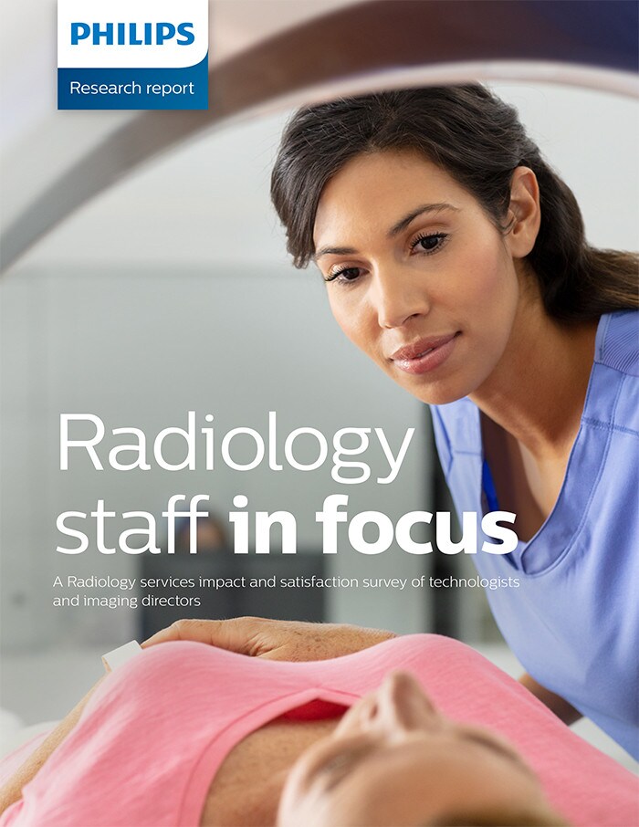 Radiology staff in focus download (.pdf) file