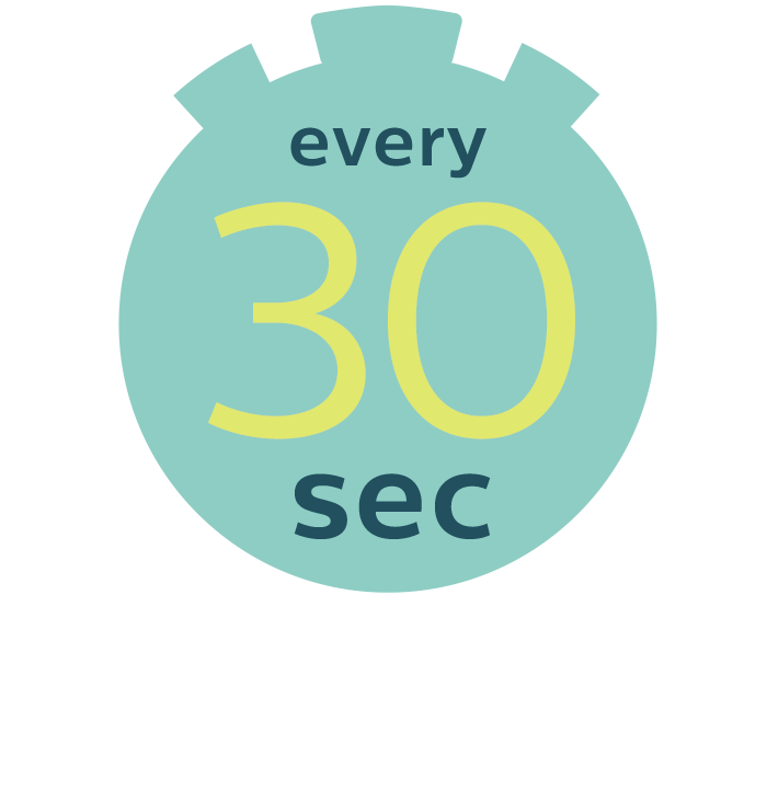 every 30 seconds