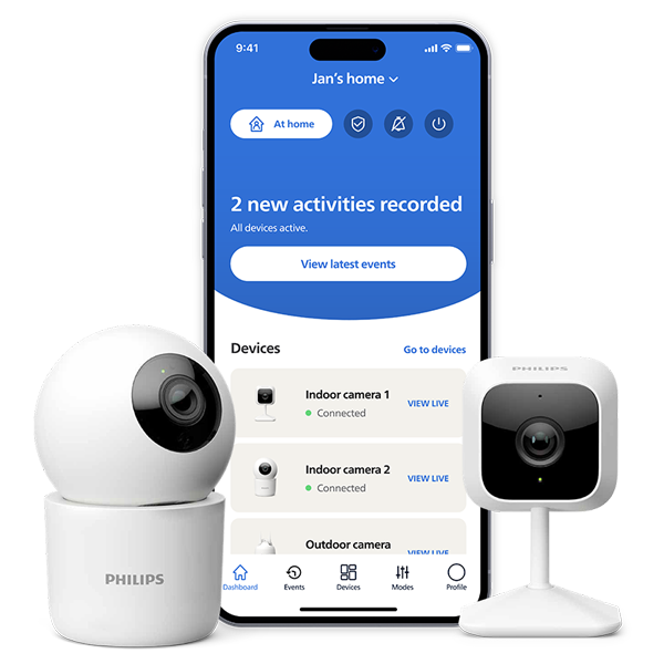 Home security access from application