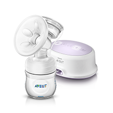 Comfort Double electric breast pump and nipples Philips Avent