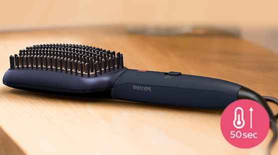 Philips Advanced BHH88050 Hair Straightening Brush with ThermoProtect  Technology Argan Oil Infusion  JioMart