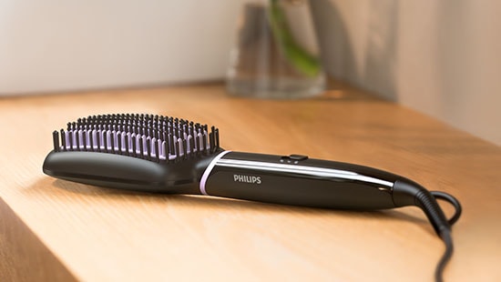 PHILIPS BHH880 Heated Straightening Brush with Thermoprotect Technology   Tail Comb with Steel Pin and Coarse Tooth Personal Care Appliance Combo  Price in India  Buy PHILIPS BHH880 Heated Straightening Brush with