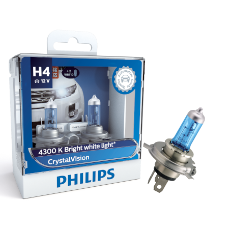 Philips Standard Headlight H4-24V, Dblendcap, Glass, Always Change In  Pairs! 