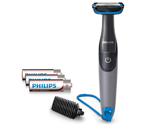 a shaver with accessories