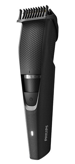 Smart beard trimmer series with power adapt sensor